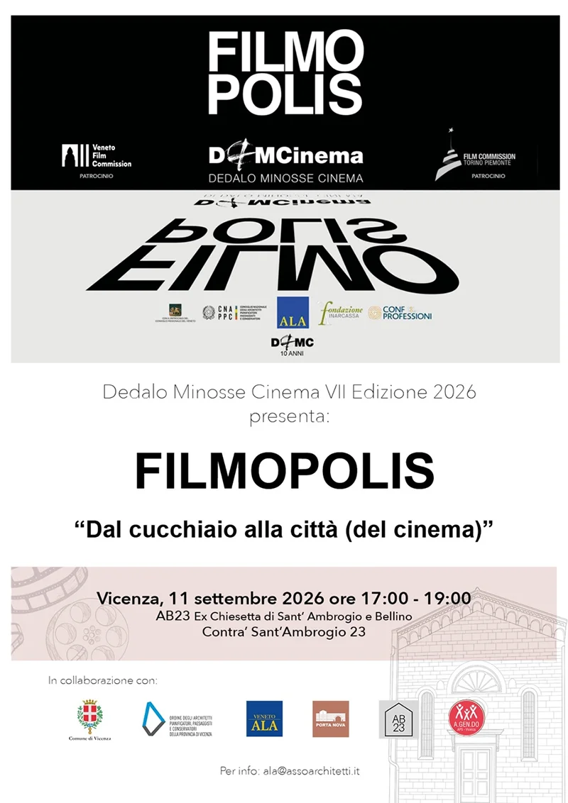 Filmopolis 2026 - Convegno: Dal cucchiaio alla città (del cinema)